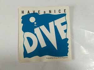 ステッカー スキューバダイビング HAVE a NICE DIVE 未使用品 訳あり