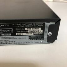 SONY BDZ-EW1200　ブルーレイディスクレコーダー_画像5