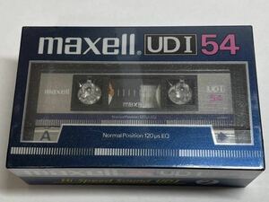 No.2 未開封 カセットテープ maxell UDI 54 Normal Position 120 μs EQ ノーマルポジション 2個