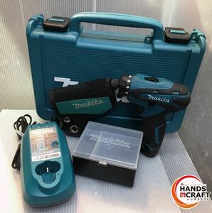 ▼【中古品】マキタ　充電式ドライバドリル DF030D　充電器　バッテリ　ケース付き makita【店頭展示】