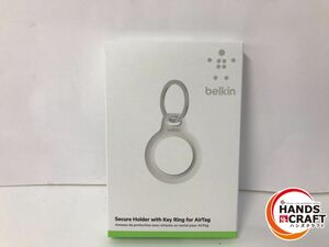 ◆belkin 3521EX Airtag用ストラップ付ケース 紛失防止 白色 【未使用品】