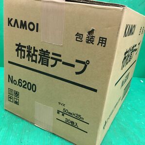 ☆KAMOI 布粘着テープ 50mm×25m No.6200 30巻入り 外箱ダメージ有 未使用未開封品の画像4