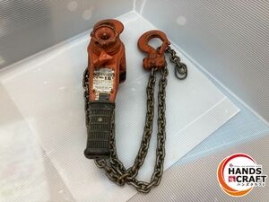 ◇【中古品】キトー LB016 レバーブロック 定格荷重1.6t 標準1.5m