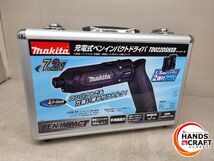 ♪【未使用】マキタ 充電式 ペンインパクトドライバ TD022DSHXB 7.2V ブラック リチウムイオンバッテリ フルセット makita_画像1