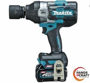 ☆マキタ makita　40Vmax 充電式インパクトレンチ TW001GRDX　バッテリBL4025×2本・充電器DC40RA・ケース (ソケット別売) 純正 未使用品