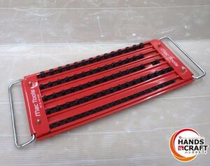 ★ マックツールズ 5列 ソケットホルダー 中古品 6991105B2　1/4 3/8 1/2 ソケットトレイ MAC TOOLS