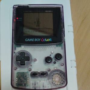 ゲームボーイカラー 任天堂 COLOR Nintendo GAMEBOY クリアパープル