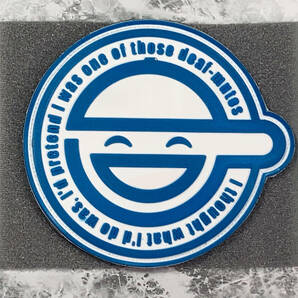 「攻殻機動隊 ワッペン 笑い男 ラバー製 マジックテープ式」tface-g 【タグ：グッズ、コミック、アニメ】AM11 2の画像1