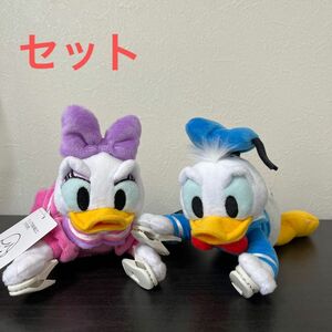 【新品未使用】ディズニーリゾート　ドナルド　デイジー　肩のせぬいぐるみ