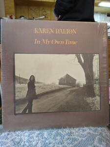 LP Karen Dalton　/In my own time　 paramount PAS6008 左下カットアウトありますがシュリンク入り美品　ワンオーナー(私）