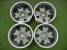 （378）トヨタ ハイラックス エンケイ製 純正 ホイール 18x7.5J +30 /6穴139.7/ 4本セット 中古 塗装品_画像6