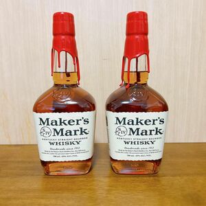 メーカーズマーク 2本セットMaker's Mark ウイスキー　700ml