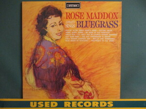 Rose Maddox ： Sings Bluegrass LP (( Bluegrass ブルーグラス Country カントリー C&W / 落札5点で送料当方負担