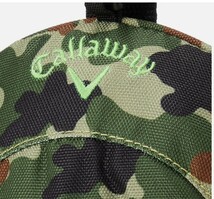 【新品】Callawayキャロウェイ ゴルフ FW フェアウェイ ウッドヘッドカバー カモ カーキ _画像4