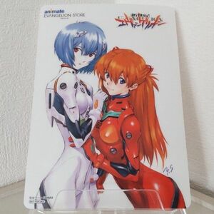 綾波レイ&惣流・アスカ・ラングレー 原画クリアポスター 新世紀エヴァンゲリオン アニメイト 新品・未使用 非売品・当時物