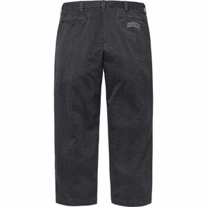 32 黒 Supreme Snake Print Chino Pant Charcoal シュプリーム スネーク柄 新品