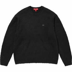 M 黒 Supreme Boucl Small Box Sweater Black 24SS シュプリーム ブークレ セーター
