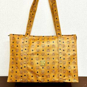 AY0813■MCM エムシーエム Bag バッグ 鞄 ショルダーバッグ トートバッグ 茶色 ブラウン メンズ レディース ブランド 中古