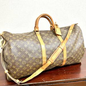 TY1046■ LOUIS VUITTON ルイヴィトン LV キーポル 60 バンドリエール 322SD モノグラム ボストンバッグ ショルダーバッグ カデナ付き