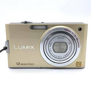 HY1437■【シャッター・フラッシュ確認OK】Panasonic パナソニック LUMIX DMC-FX60 ルミックス デジタルカメラ 充電器 箱 付属品ありの画像2