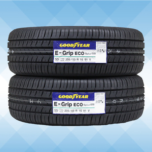 205/55R16 91V GOODYEAR グッドイヤー EFFICIENT GRIP ECO EG01 24年製 正規品 送料無料 2本税込 \18,400より 2