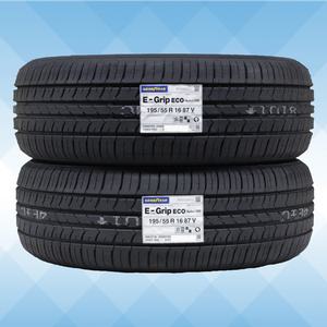 195/55R16 87V GOODYEAR グッドイヤー EFFICIENT GRIP ECO EG01 24年製 正規品 送料無料 2本税込 \18,000 より 3