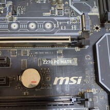 マザーボード MSI　Z270　PC MATE　ジャンク_画像4