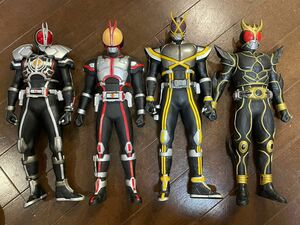 仮面ライダー ファイズ カイザ クウガ ４体セット 特大ソフビ フィギュア ソフビ人形 プライズ