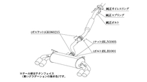 柿本改 マフラー Class KR GR(JQR認証)GR86 3BA-ZN8 T713182 柿本 カキモト 柿本レーシング_画像2