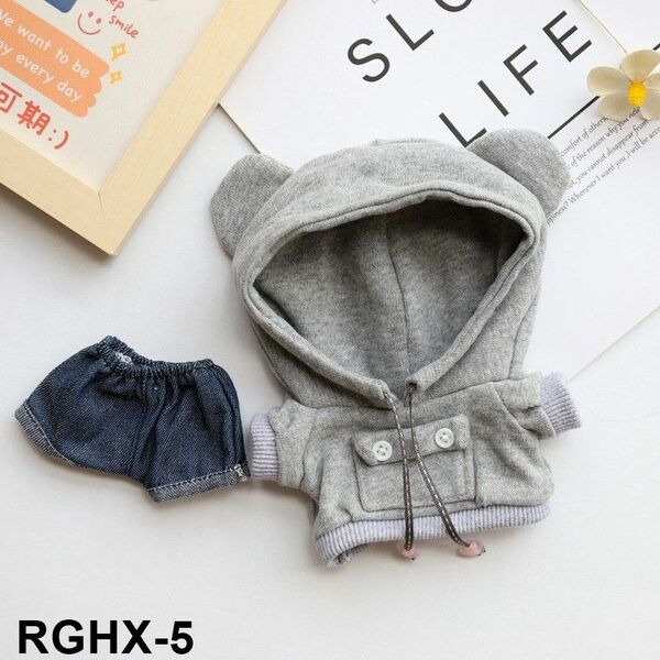 キャラクタードール用 着せ替え服 20cmドール用 ぬいぐるみ 人形 服★RGHX-5