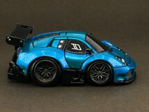 ★New!! ●ムルシエラゴ R-SV GT1　純正限定カラー/ヴェルデ・アルテミス ★mini1000Q自作チョロQカスタム完成品_画像4