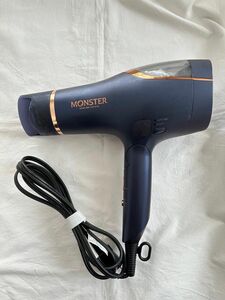 【中古】KOIZUMIダブルファンドライヤー MONSTER KHD-W790 （ネイビー） ナノケア ヘアドライヤー