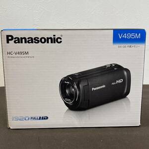 【MH-6806】未使用品 Panasonic パナソニック HC-V495M デジタルハイビジョン ビデオカメラ ブラック