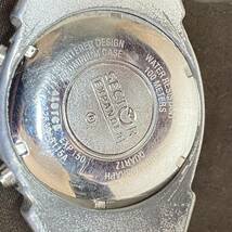 ●【MH-6813】中古品 SECTOR セクター EXPANDER EXP150 腕時計 クロノグラフ 白文字盤 クオーツ アルミベルト 現状稼働品 【レタパ可】_画像8