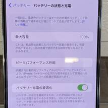 【MH-6747】中古品 iPhone14Pro Maxアイフォン NQ993J/A A2893 128GB SIMロックなし バッテリー100% ディープパープル 初期化済み_画像4