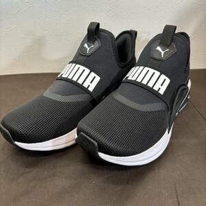 【MH-6901】未使用品 訳アリ PUMA プーマ 377875-01 ソフトライド エンゾ EVO スリッポン メンズ シューズ スニーカー ブラック サイズ違い