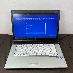 【MH-6944】中古品 FUJITSU 富士通 FMVNE4NE ノートパソコン LIFEBOOK E741 Win10交換済 初期化済