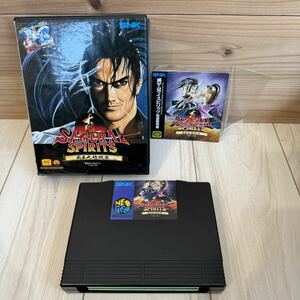 ☆NEOGEO ネオジオ☆【 真侍スピリッツ 覇王丸地獄変 】エス・エヌ・ケイ SNK 箱説付☆