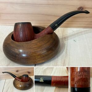 ☆STANWELL スタンウェル Featherweight No.123☆パイプ ☆喫煙具 煙草 タバコ ビンテージ アンティーク デンマーク製☆パイプ置き付☆の画像1