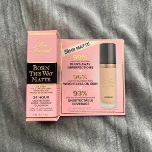 Too faced トゥーフェイスド　マット ファンデーション 5ml デパコス　海外コスメ