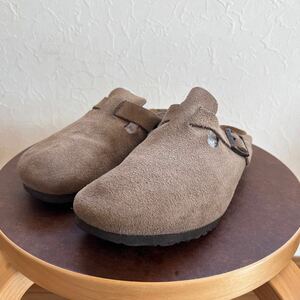 BIRKENSTOCK ビルケンシュトック ボストン スエード　39 ナロー