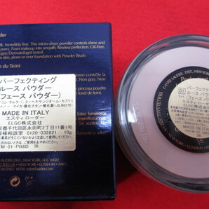 クリAS465 未使用 ESTEE LAUDER エスティローダー パーフェクティングルースパウダー01 10ｇ・パフセットの画像3