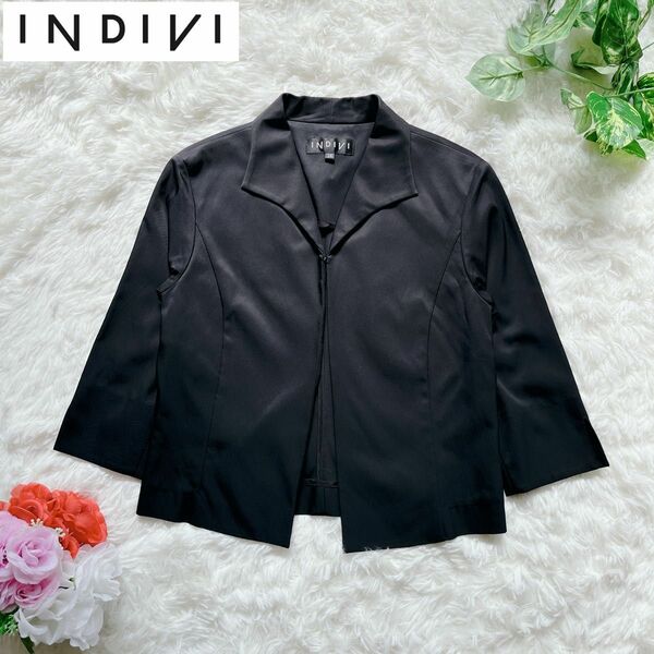 『INDIVI』インディヴィ (M) ジャケット　羽織り　フォーマル　日本製