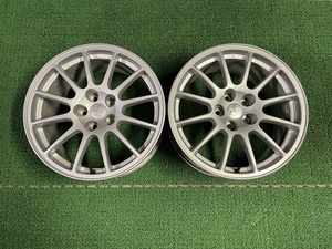 希少 ランエボ 10 純正 18×8.5J ET＋38 PCD114.3 5穴 2本 ENKEI製 ランサー エポリューション X CZ4A 2本です