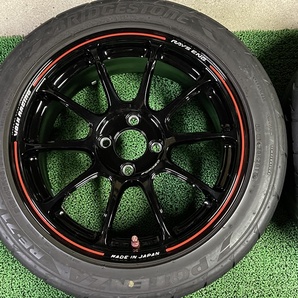 希少 極上美品 限定 RAYS ZE40 TA TIME ATTACK EDITION 16×7J ET＋35 PCD100 4H BS ポテンザ RE-71R 215/45R16 鍛造 レイズ ロードスターの画像5