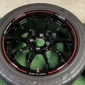 希少 極上美品 限定 RAYS ZE40 TA TIME ATTACK EDITION 16×7J ET＋35 PCD100 4H BS ポテンザ RE-71R 215/45R16 鍛造 レイズ ロードスターの画像9