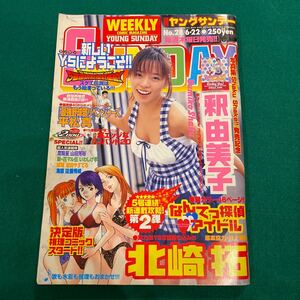 ヤングサンデー■2000年No.29■釈由美子■なんてつ探偵アイドル■最強だったら野球部リベンジャーズ■平松真