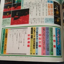 アニメディア▲1985年1月号▲付録揃い①人気アニメーター描き下ろしカレンダー②超力ロボガラット・メモル ポスター▲カムイの剣▲レダ_画像2