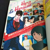 アニメディア▲1985年1月号▲付録揃い①人気アニメーター描き下ろしカレンダー②超力ロボガラット・メモル ポスター▲カムイの剣▲レダ_画像4