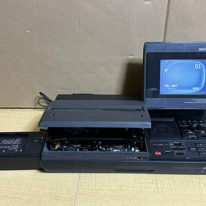 【起動、蓋開けOK ACアダプター(VM－AC61)付】HITACHI 日立 VT-LC50 テレビ付ビデオデッキ 1989年製 レトロの画像1